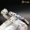 Cartier Panthere de Cartier 18K White Gold Pave Diamonds Onyx Bracelet N6722317